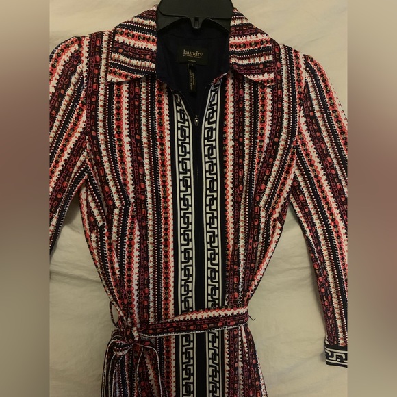 ✨⚡️💥 LAUNDRY BY SHELLI SEGAL WOMEN'S MIXED PRINT JERSEY DRESS, MULTI - Picture 11 of 13